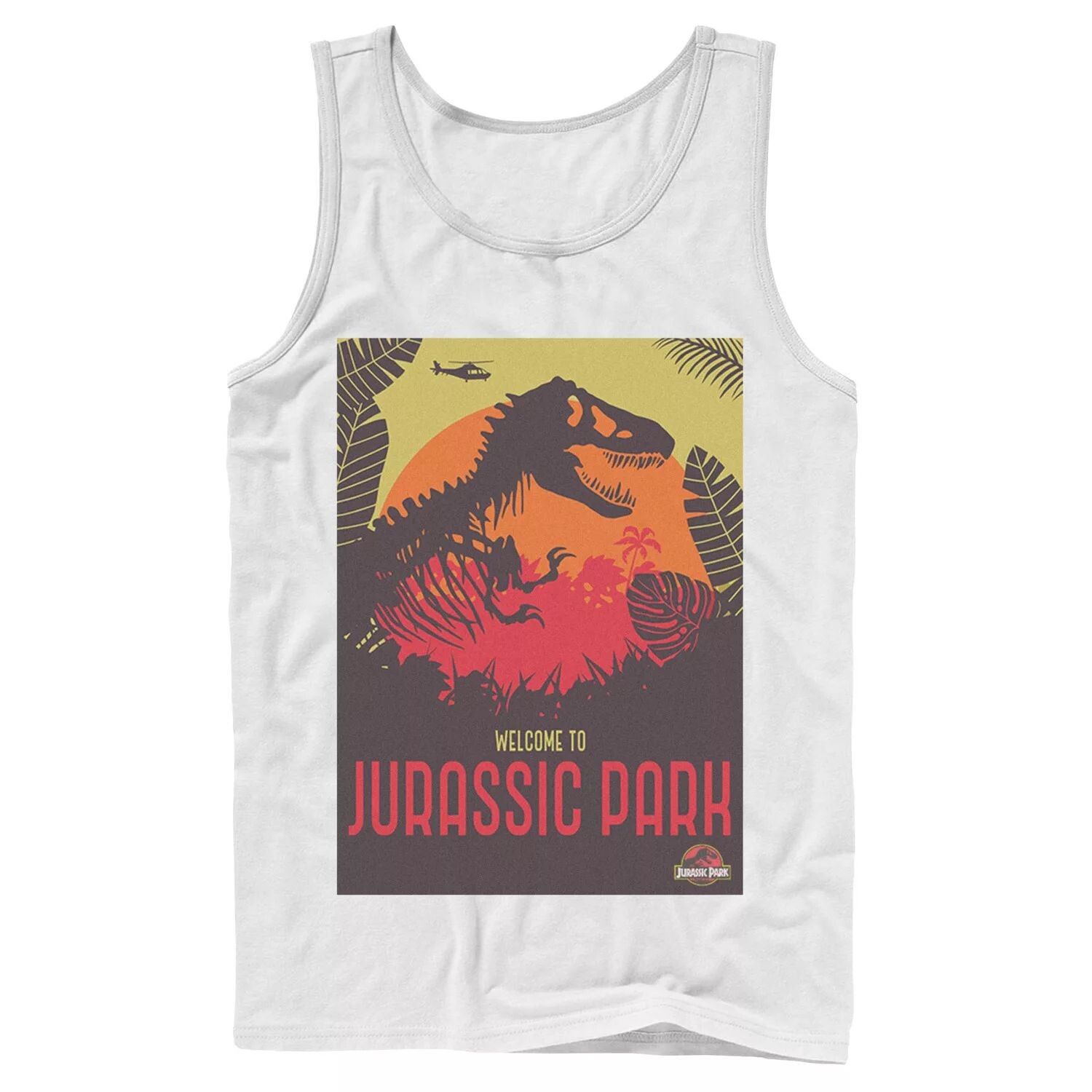 

Мужская майка Jurassic Park Welcome T-Rex Sunset Licensed Character