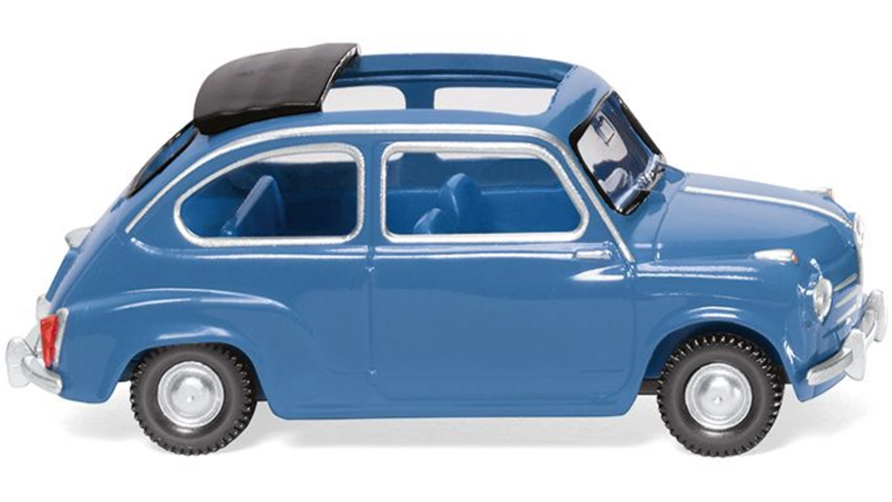 Wiking Fiat 600 ярко-синий 1 piece fiat front linea fiat 500 grande punto panda front bumper badge badge emblem 51804366 new fiat 2007 2015 95mm