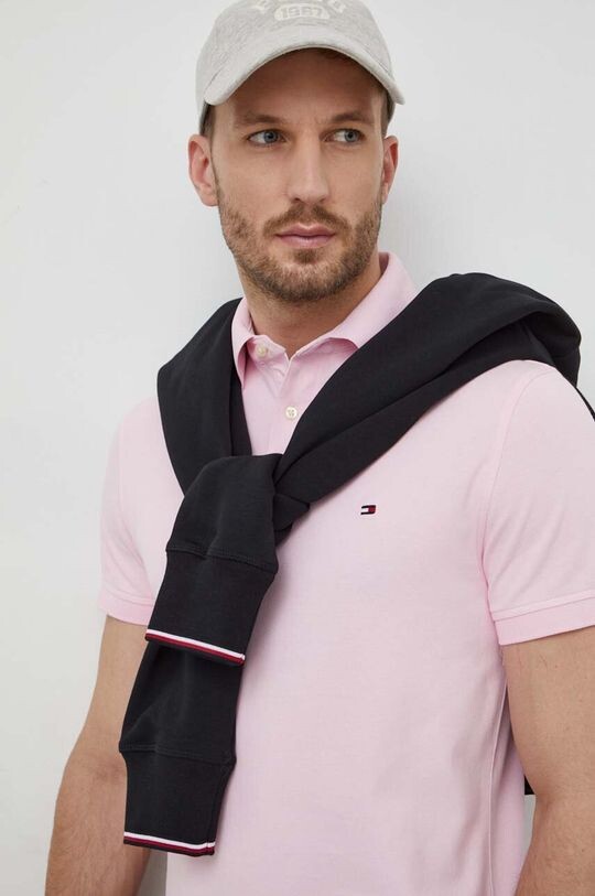 

Рубашка поло Tommy Hilfiger, розовый