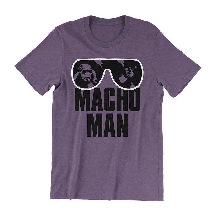 

Футболка с коротким рукавом WWE Authentic Macho Man Randy Savage, фиолетовый