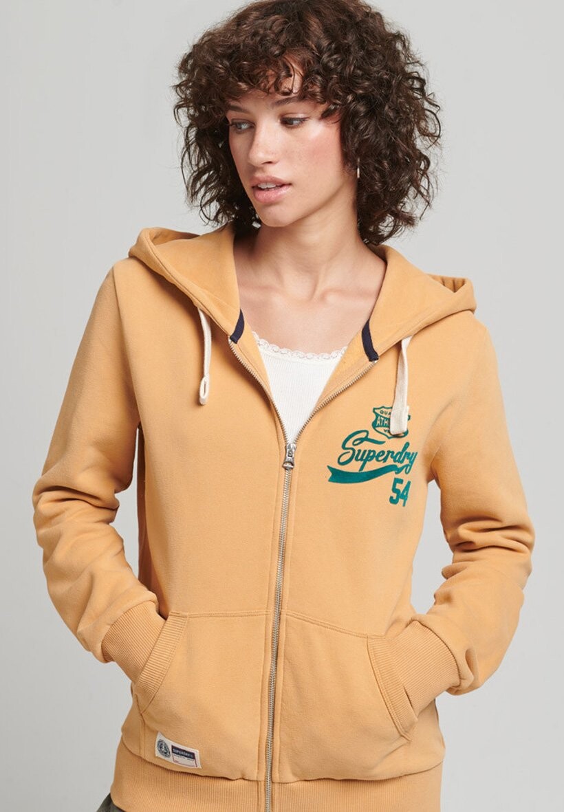 

Толстовка на молнии Superdry, желтый