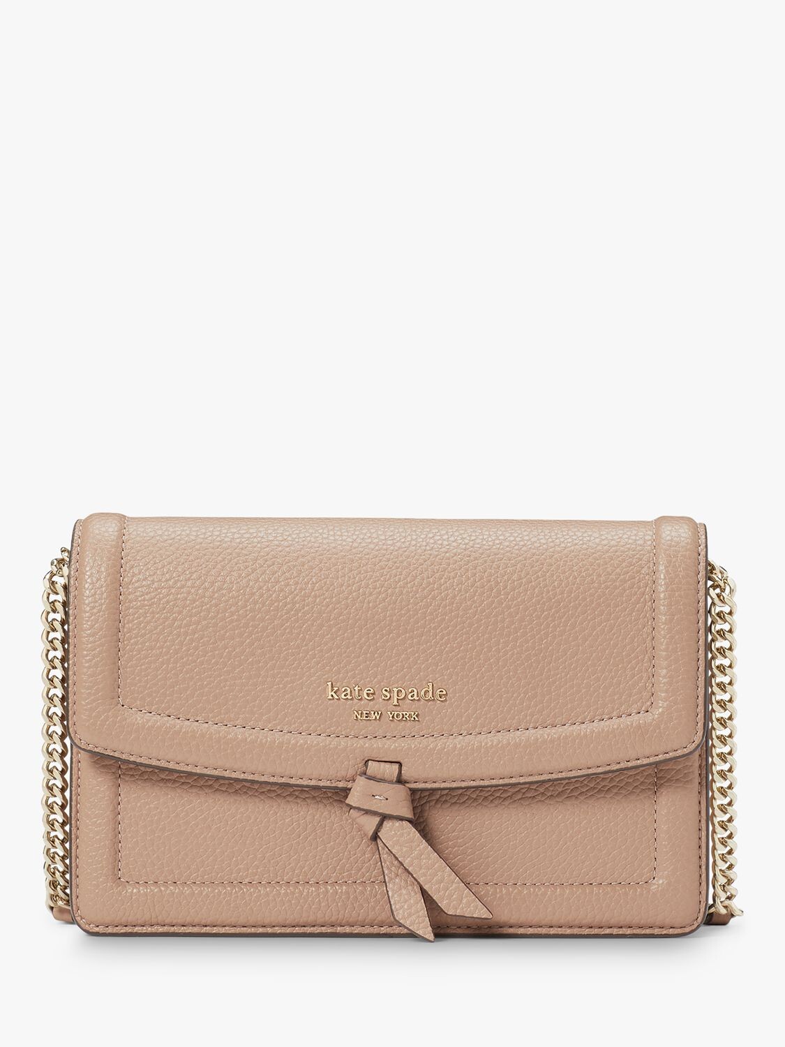 

Кожаная сумка через плечо с цепочкой Knott New York Kate Spade New York, крафт-бумага