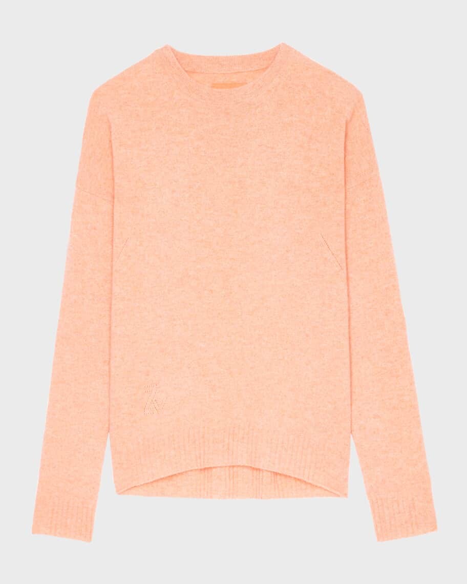 

Кашемировый свитер с нашивкой Cici Star Patch Zadig & Voltaire
