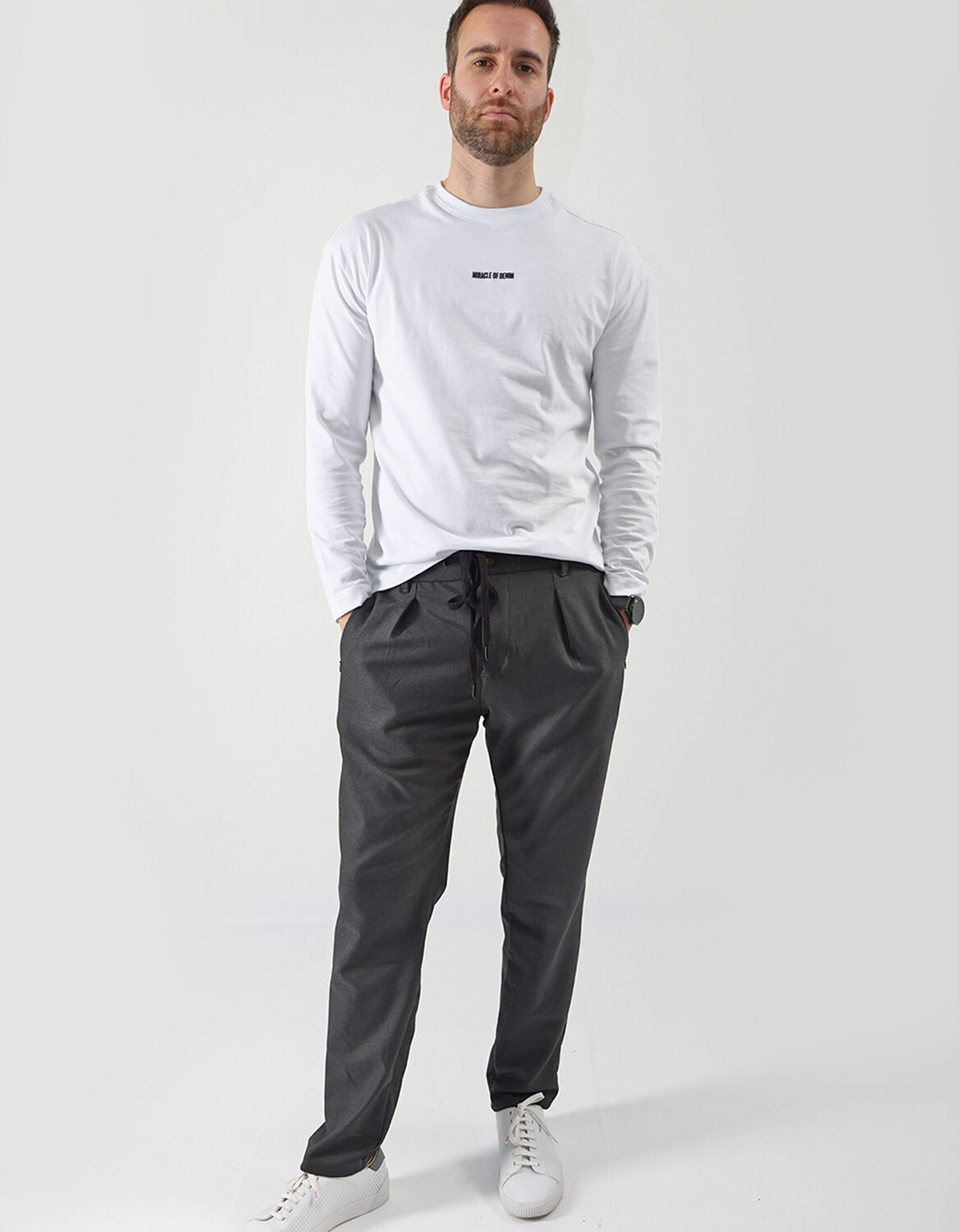 

Брюки чинос miracle of denim Hose Hendrix, цвет Anthra