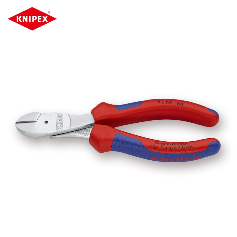 KNIPEX 160 мм диагональные плоскогубцы, экономящие труд, ремонт электрики, электронные ножницы, диагональные плоскогубцы, кусачки 74 05 160 по индивидуальному заказу (срок поставки 4-8 недель)