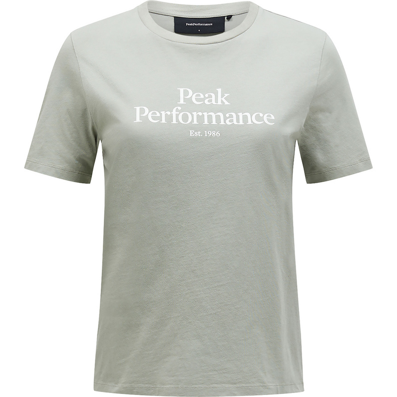 Женская оригинальная футболка Peak Performance, зеленый