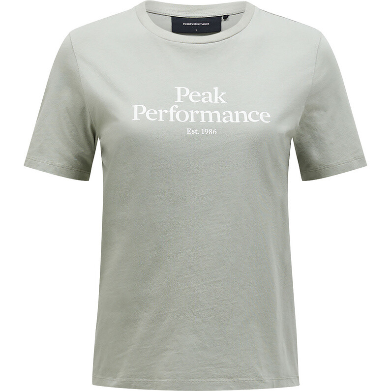 Женская оригинальная футболка Peak Performance, зеленый