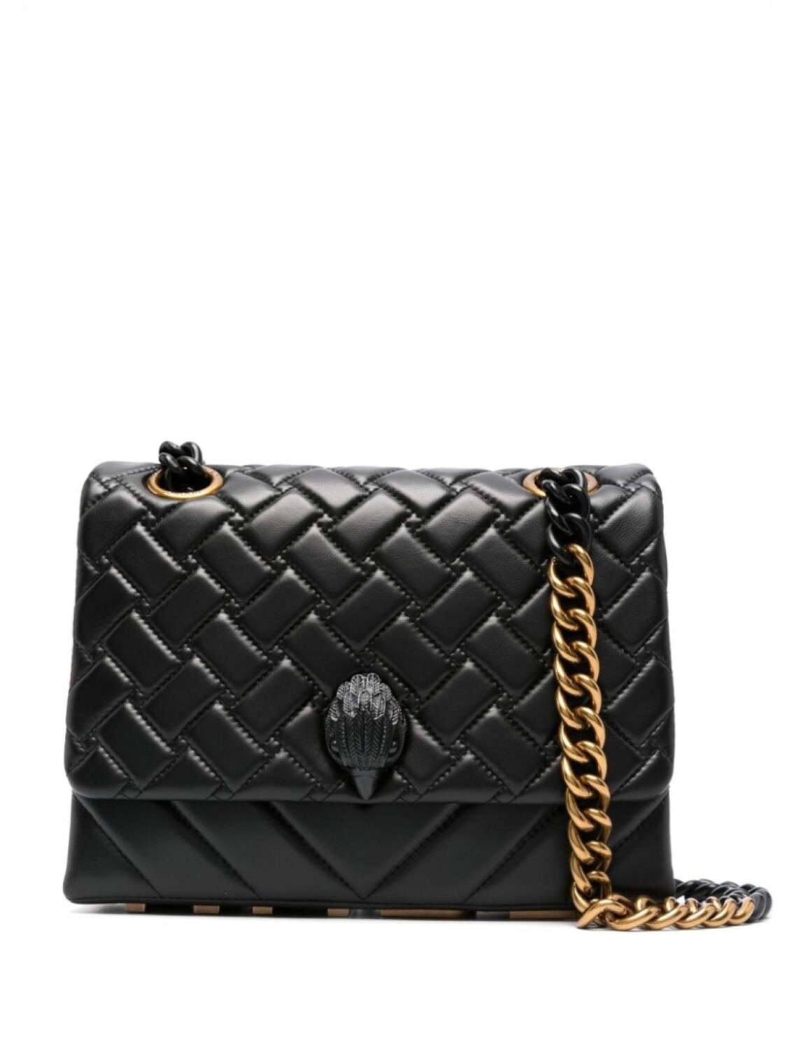 

Kurt Geiger London большая стеганая сумка на плечо Kensington, черный