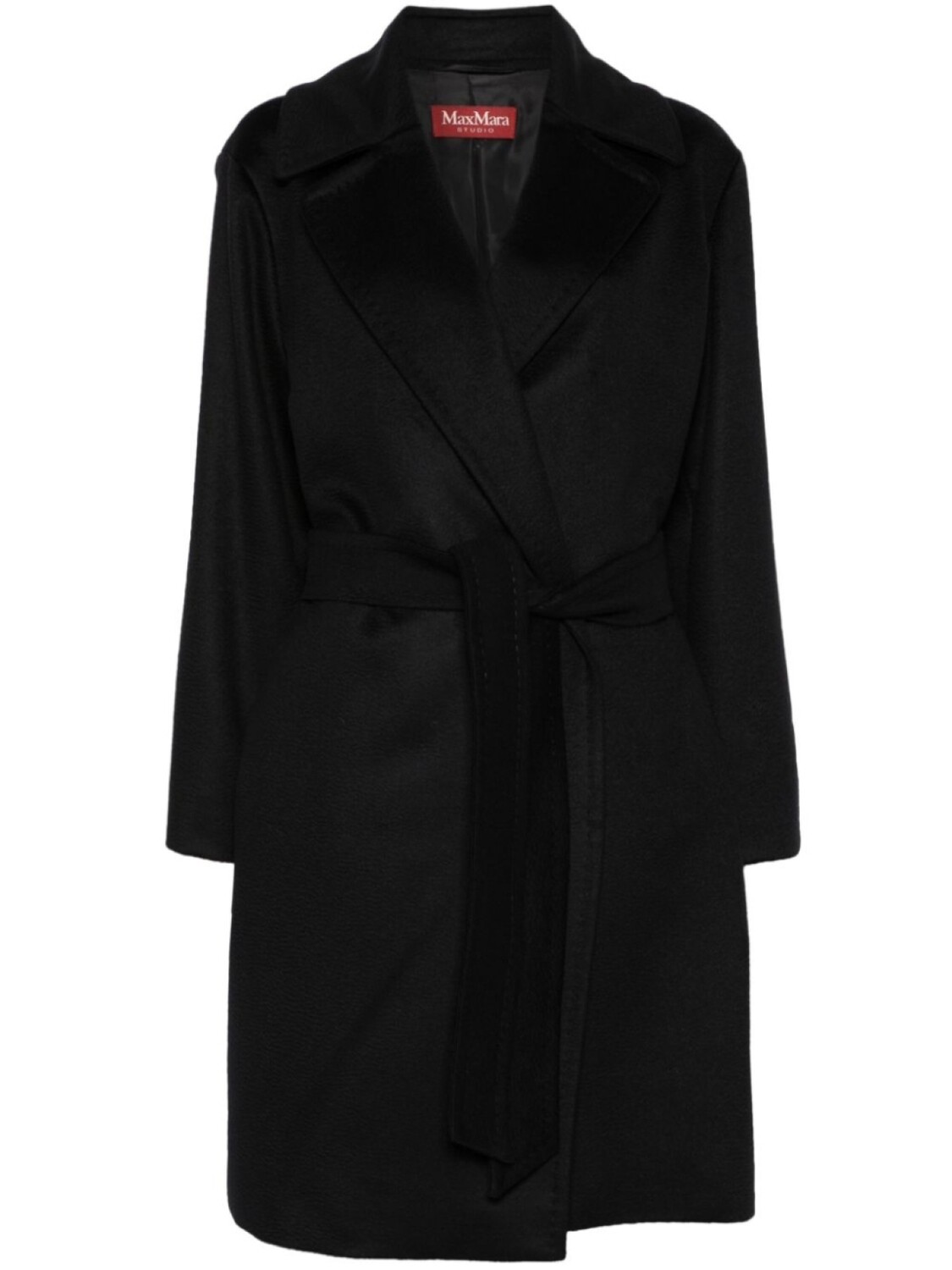 

Пальто тигра Max Mara, черный