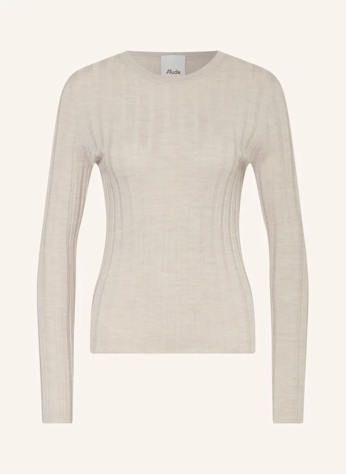 

Свитер из мериносовой шерсти Allude, коричневый