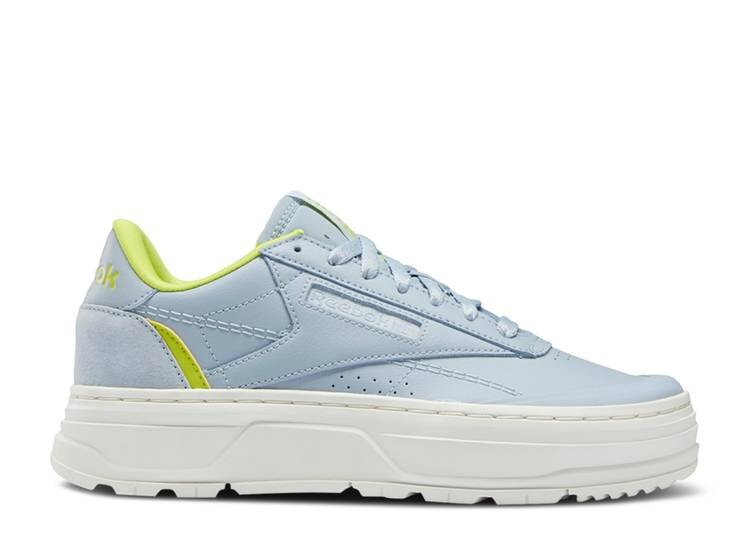 

Кроссовки Reebok WMNS CLUB C DOUBLE GEO 'GABLE GREY ACID YELLOW', серый