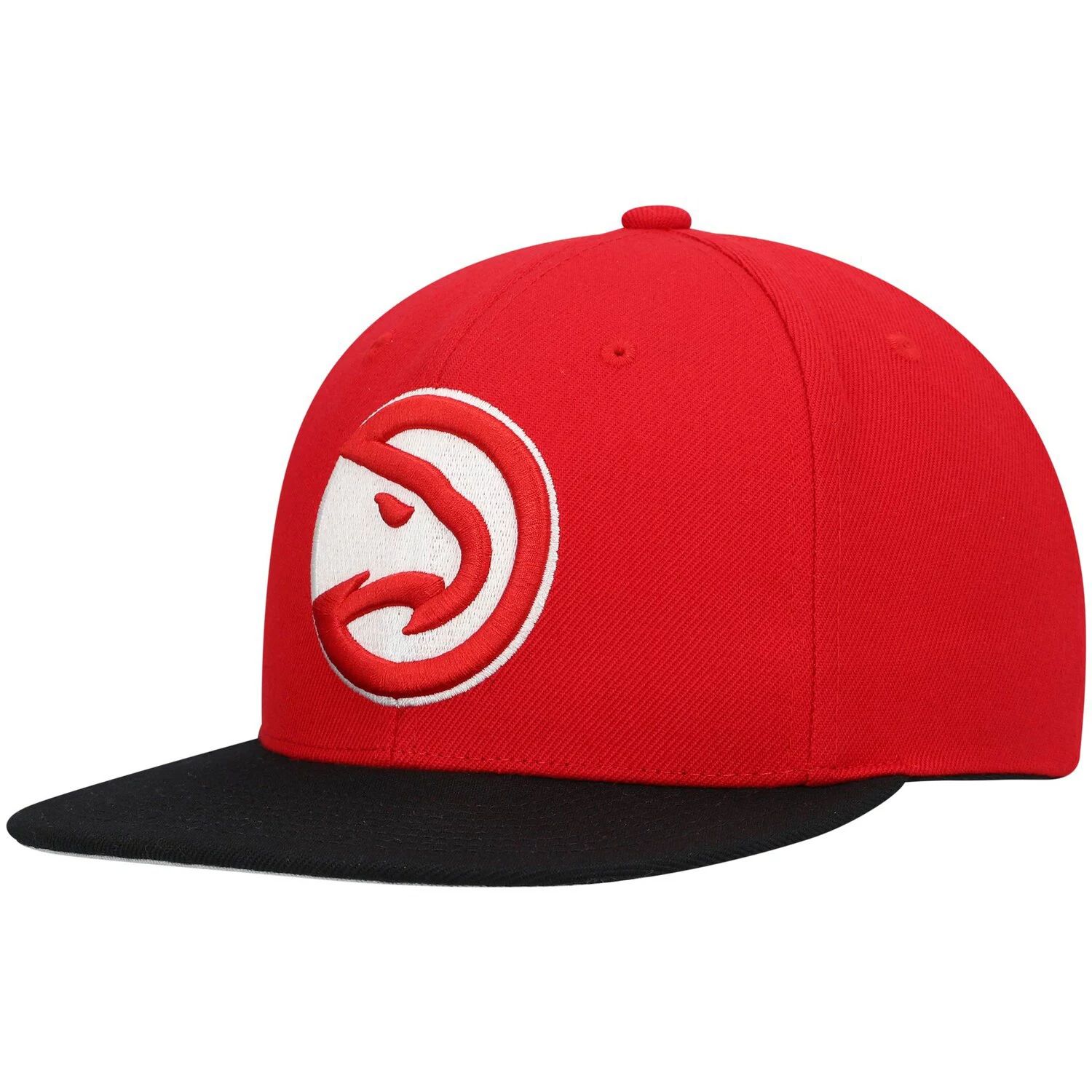 

Мужская двухцветная бейсболка Snapback 2.0 Mitchell & Ness Red/Black Atlanta Hawks Team