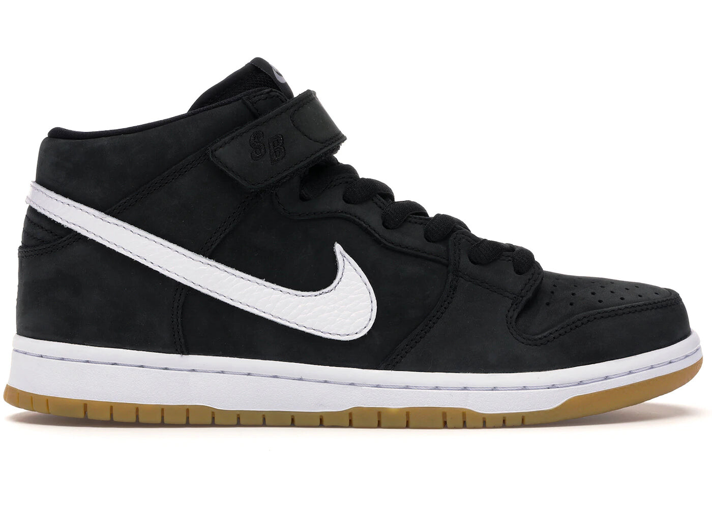 

Кроссовки Nike SB Dunk Mid, черный / белый