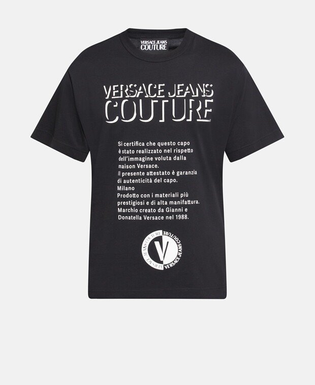 

Футболка Versace Jeans Couture, черный
