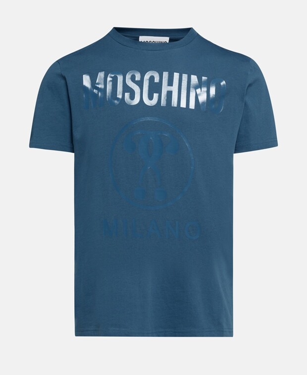 

Футболка Moschino, синий