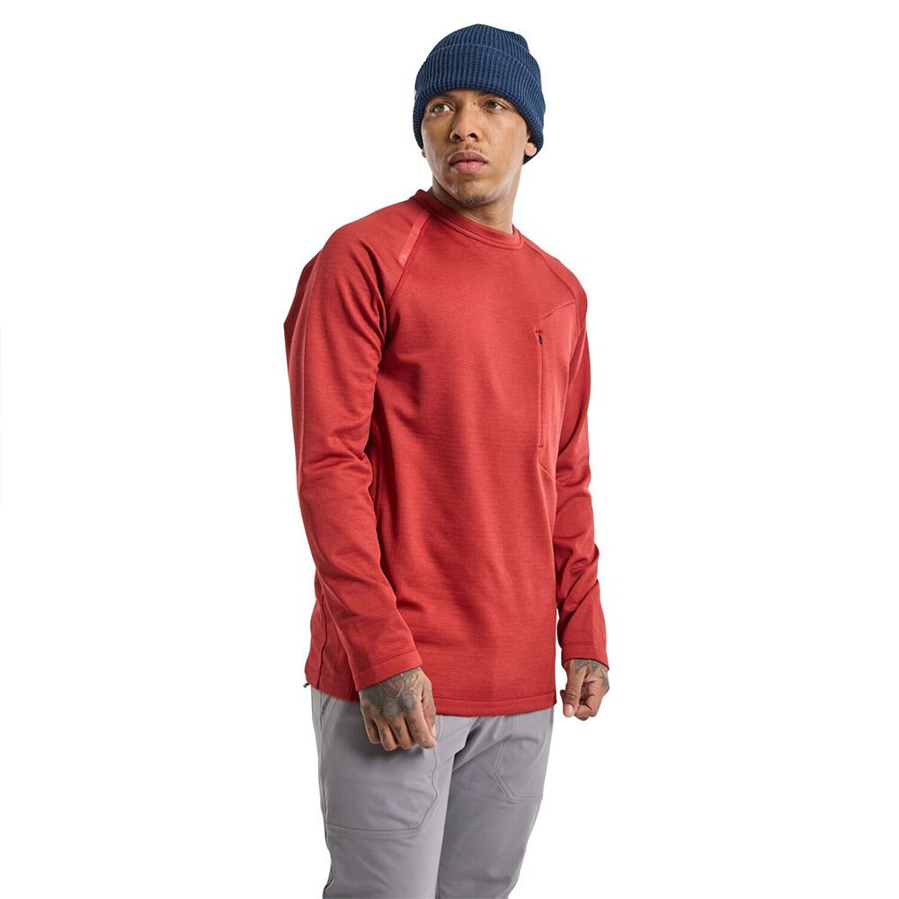 

Толстовка Burton Multipath Grid Crew, красный