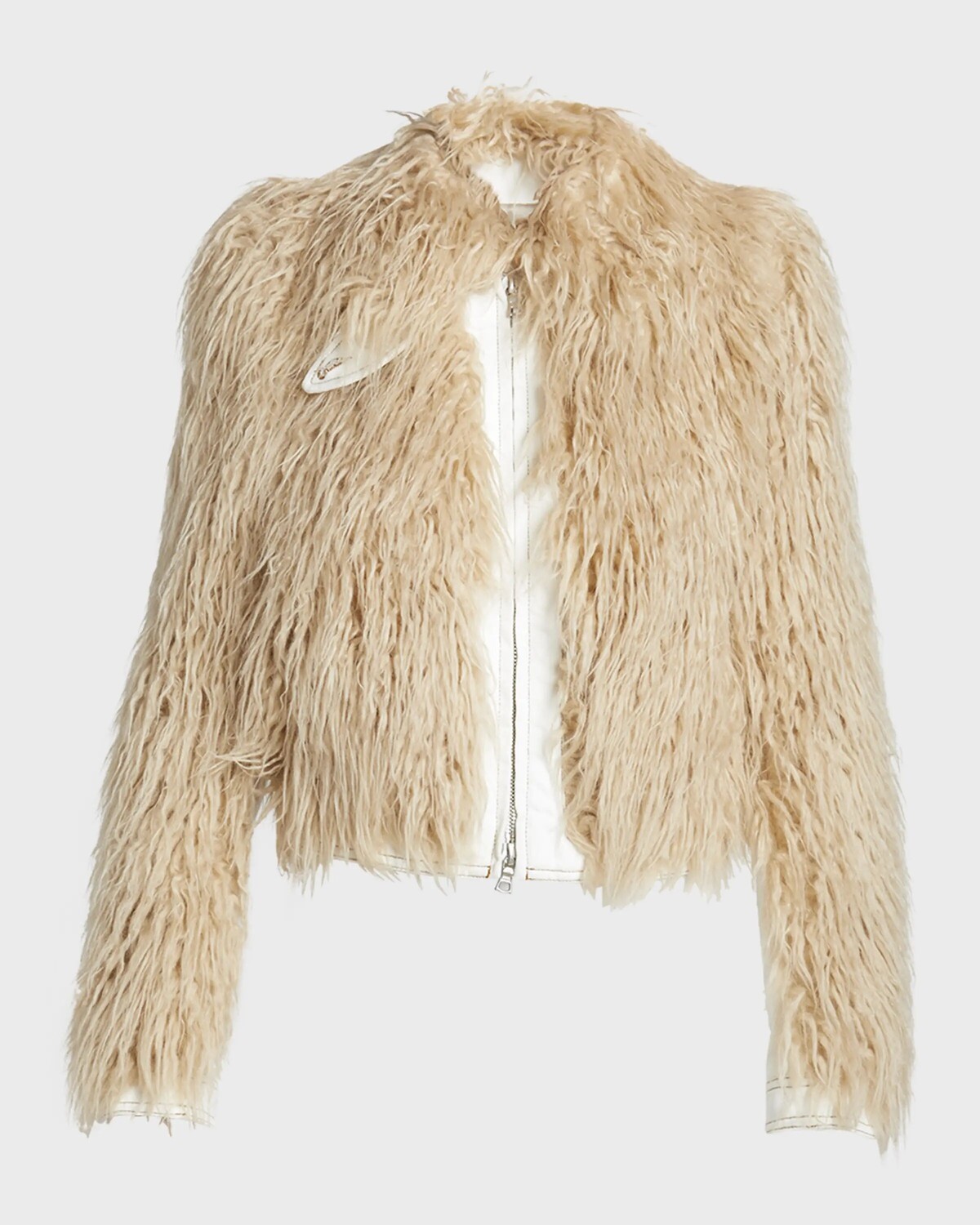 

Куртка Vangel из искусственной овчины Dries Van Noten, бежевый
