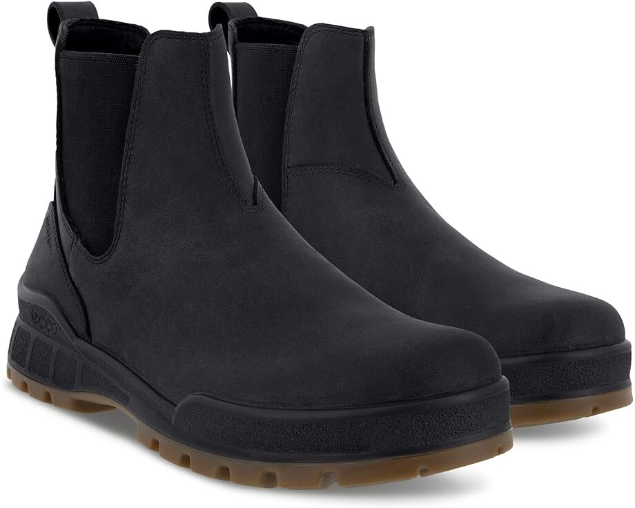 

Ботинки ECCO Track 25 Hydromax Water Resistant Chelsea Boot, цвет Black Nubuck