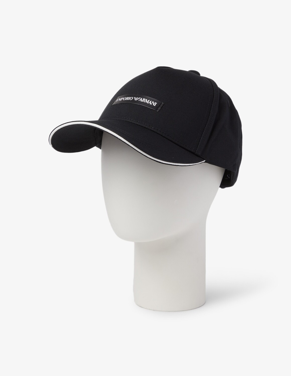 

Бейсбольная кепка с надписью-логотипом Emporio Armani, черный