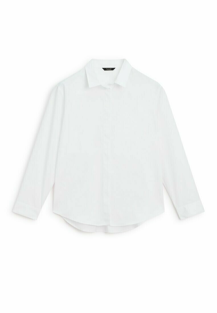

Блузка на пуговицах Massimo Dutti, белый