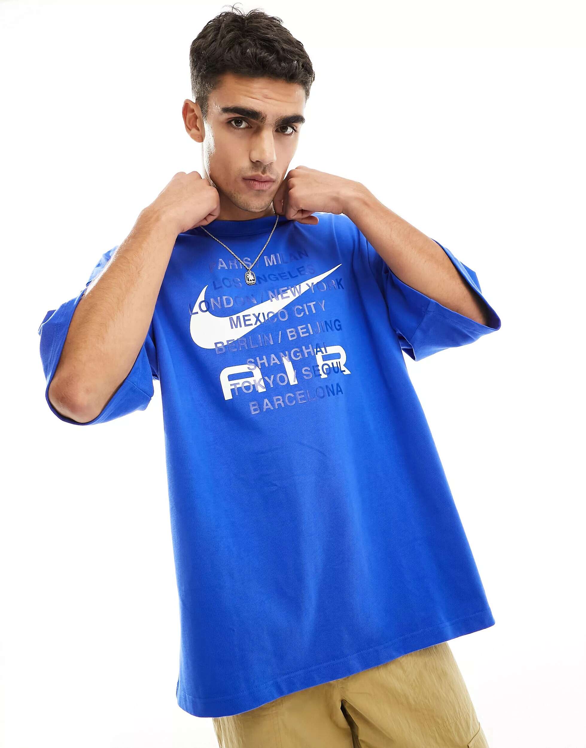 цена Футболка Nike Air королевского синего цвета