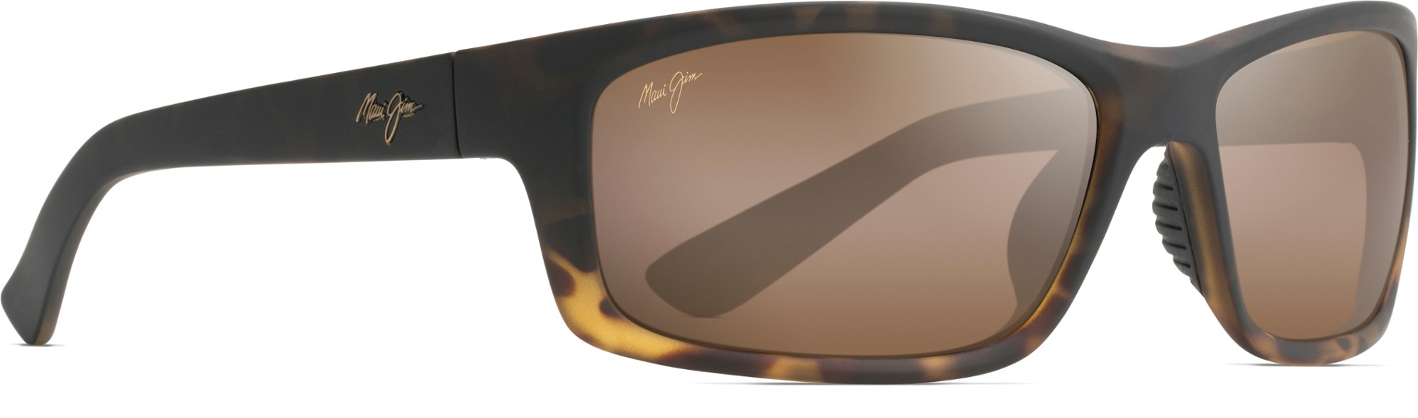 Поляризованные солнцезащитные очки Kanaio Coast Maui Jim, коричневый солнцезащитные очки one way maui jim цвет dark navy stripe blue hawaii
