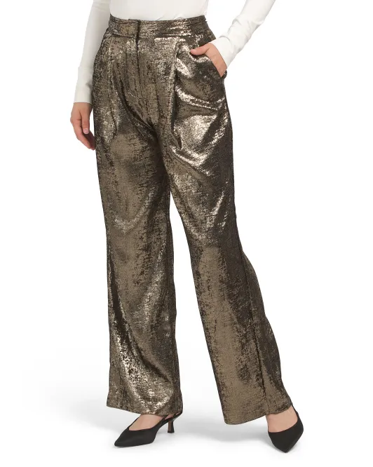 

Брюки Alara Molten Metallic French Connection, цвет Metallic