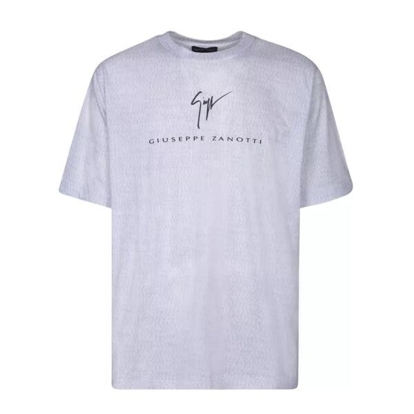 

Футболка cotton t-shirt Giuseppe Zanotti, серый