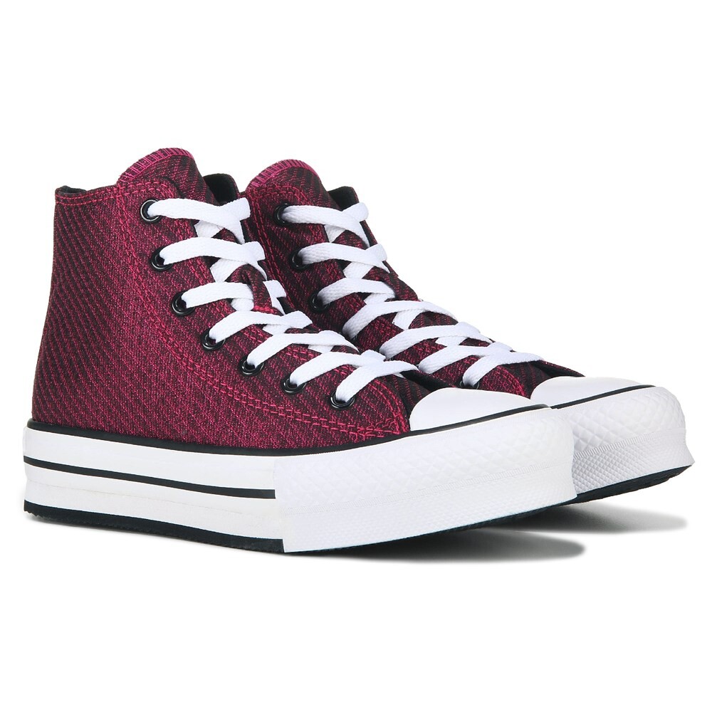 

Детские высокие кеды Chuck Taylor All Star Lift Little Kid Converse, розовый