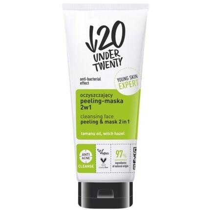 

Очищающая маска-пилинг 2 в 1 Under Twenty 100 мл Assorted, Зеленый