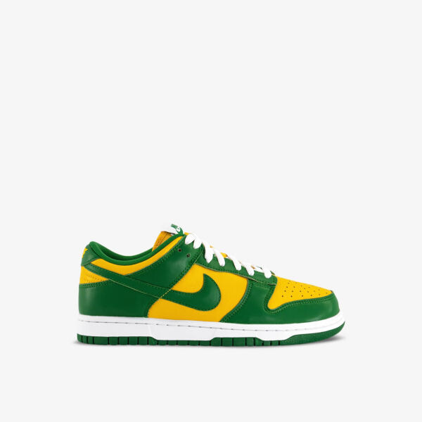 

Кожаные кроссовки dunk low с низким берцем Nike, зеленый
