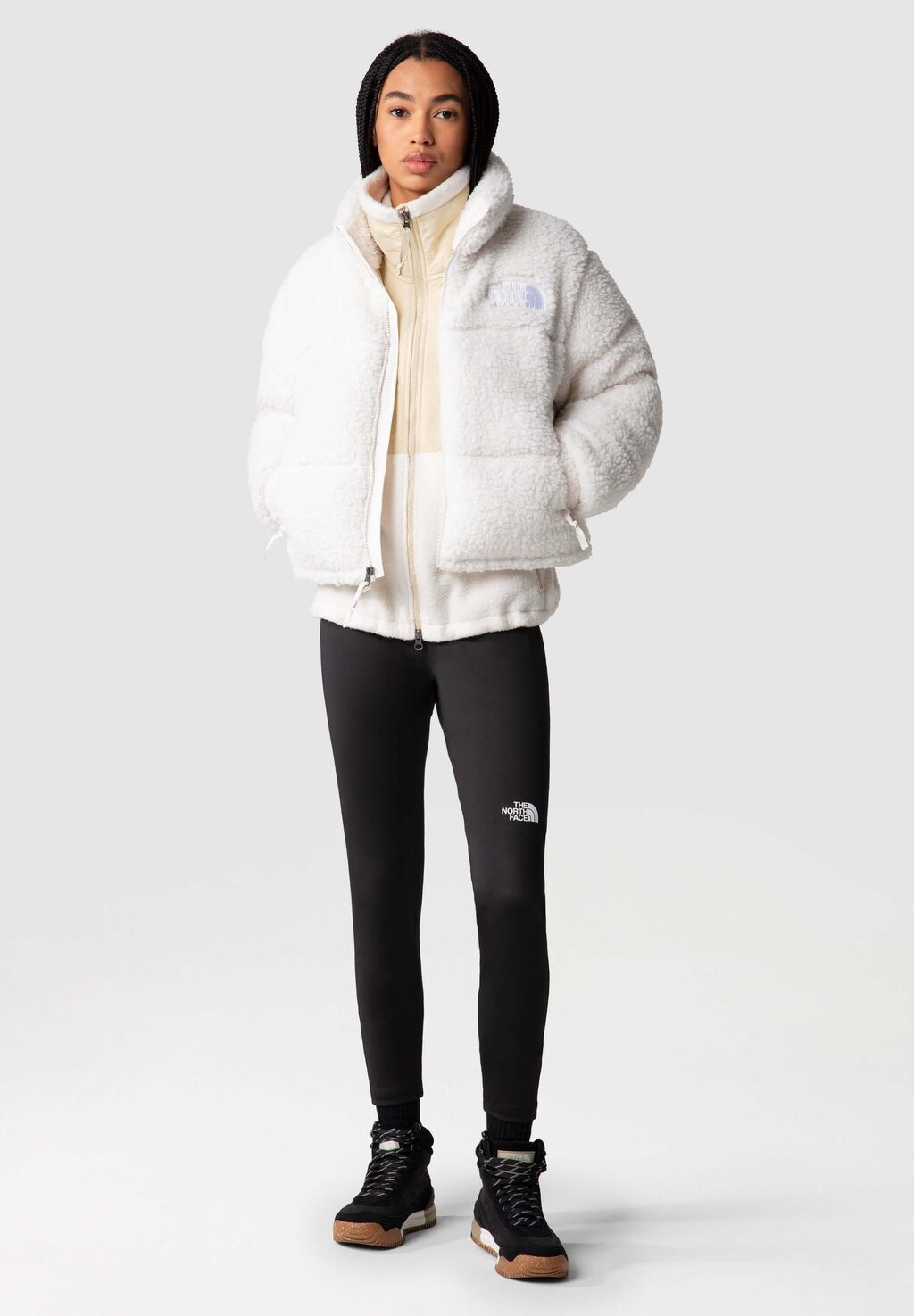 

Зимняя куртка The North Face ВЫСОКИЙ ФЛИС НУПЦЕ, белый