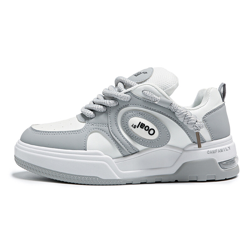 

Кеды, скейтборд обувь женская низкая City Camel, цвет White Gray