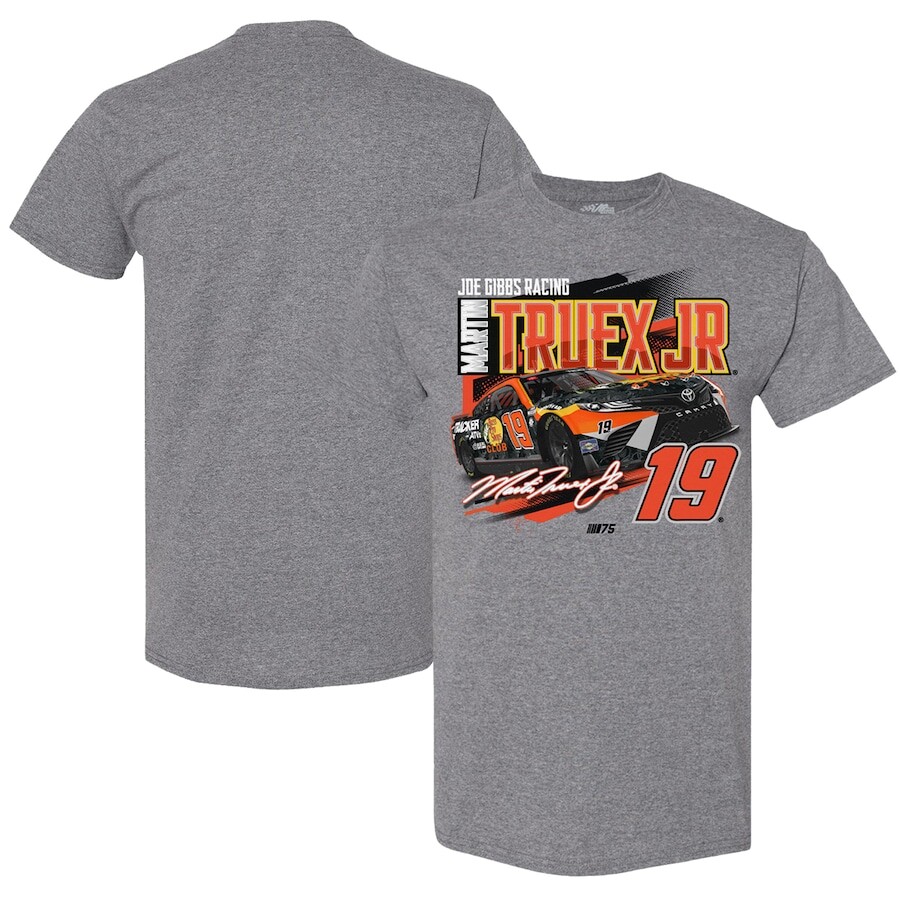 

Футболка с коротким рукавом Joe Gibbs Racing Team Collection Martin Truex Jr, серый