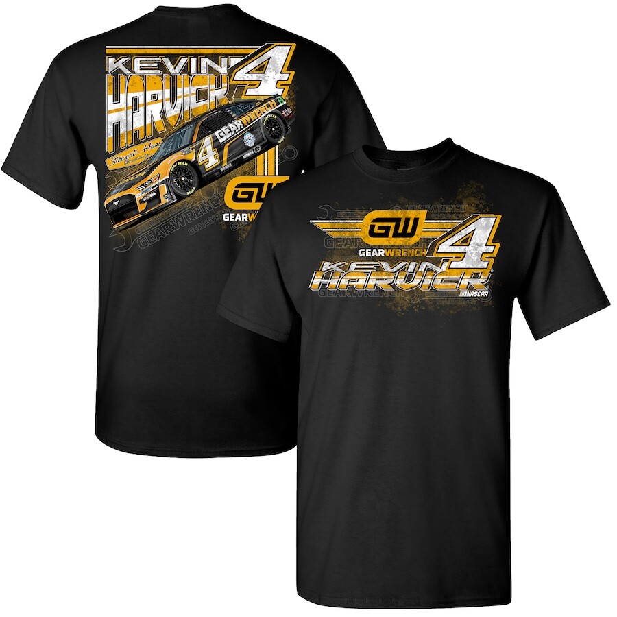 

Футболка с коротким рукавом Stewart-Haas Racing Team Collection Kevin Harvick, черный