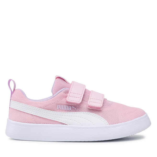 Кроссовки Puma Courtflex v2 Mesh V Ps 371758 08 Pink Lady/Puma White, розовый