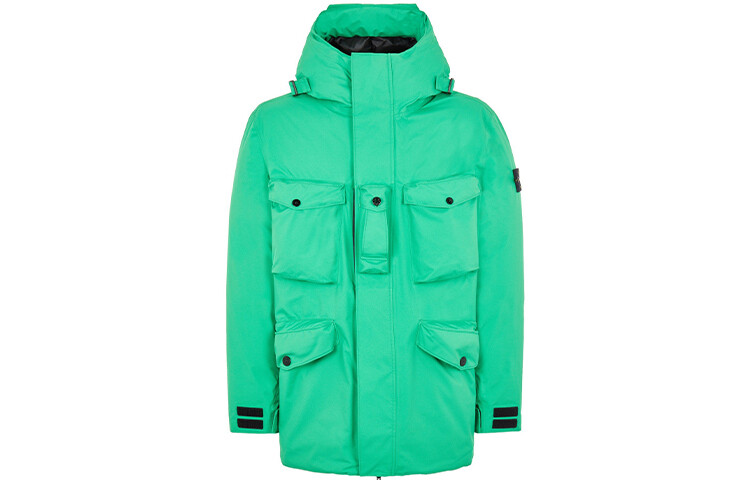

Пуховик мужской зеленый Stone Island, зеленый
