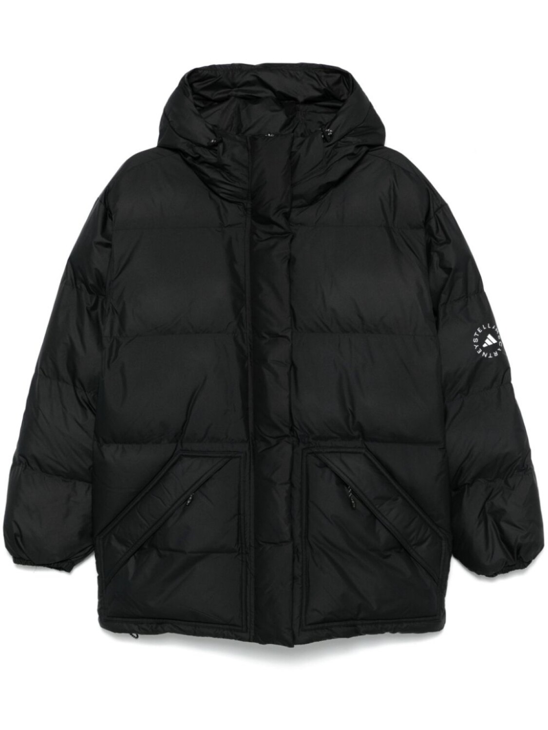 

Двусторонняя стеганая куртка adidas by Stella McCartney, черный