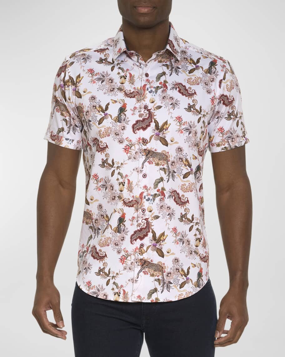 

Мужская рубашка с коротким рукавом The Leo Robert Graham