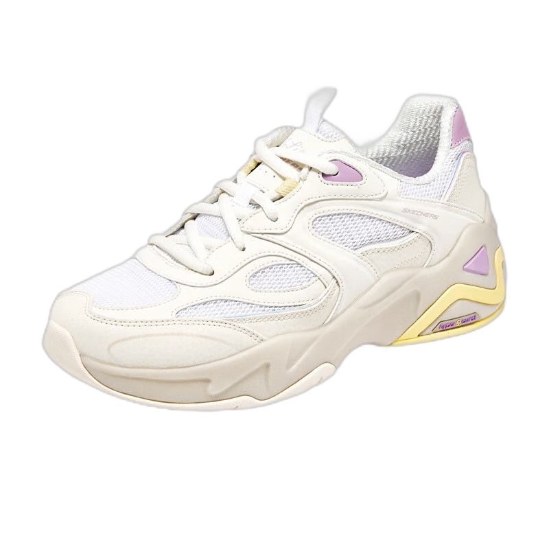 Кроссовки спортивные женские Skechers Bubble Bear на мягкой подошве, кремовый детские парусиновые туфли на мягкой подошве для маленьких принцесс удобная повседневная обувь на плоской подошве фиолетовые