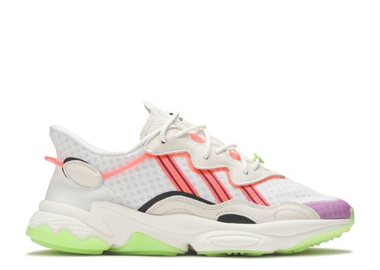 

Кроссовки Adidas OZWEEGO 'SIGNAL GREEN PURPLE', белый, Белый;серый