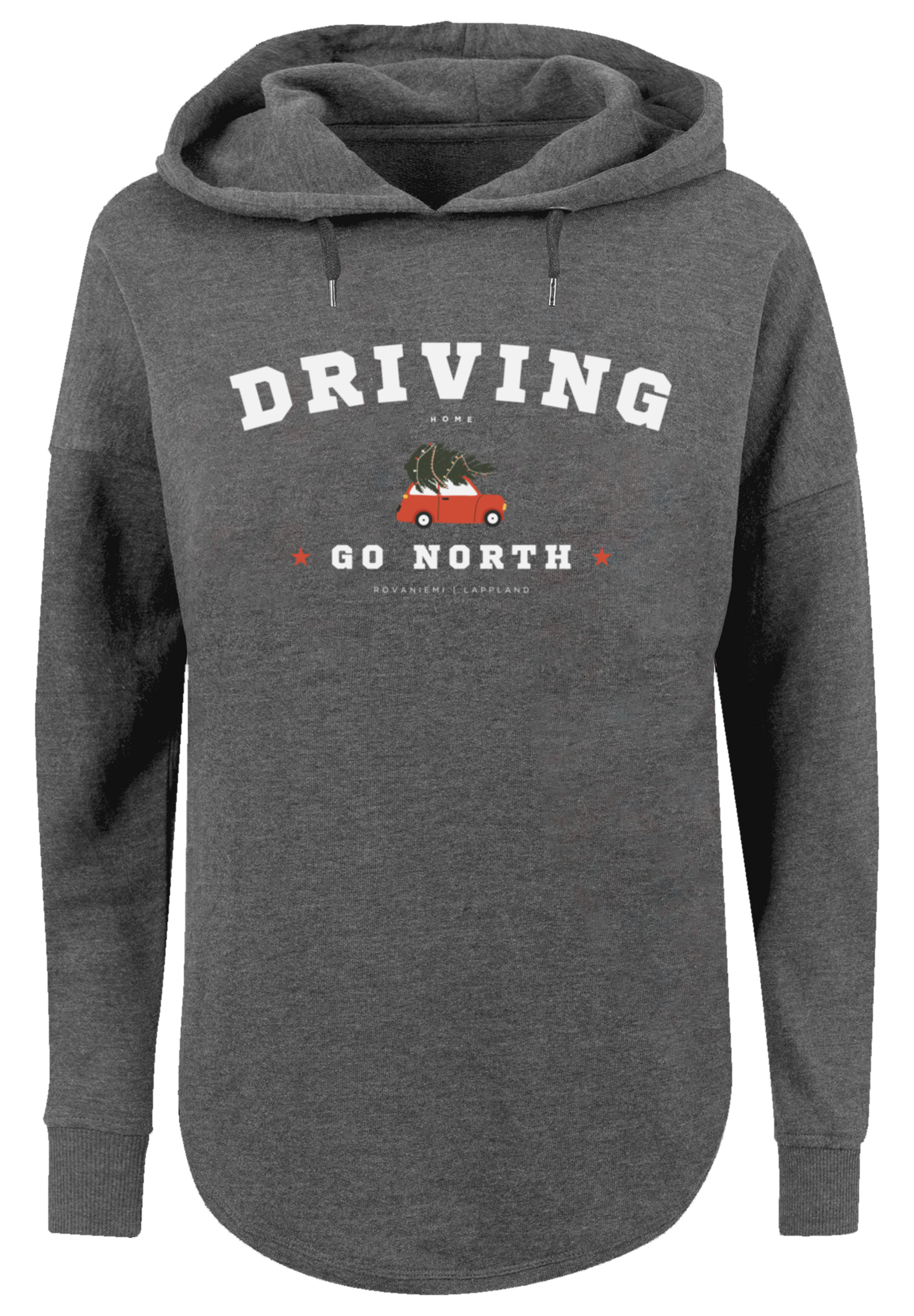 Толстовка F4NT4STIC Oversized Hoodie Driving Home Weihnachten, цвет charcoal