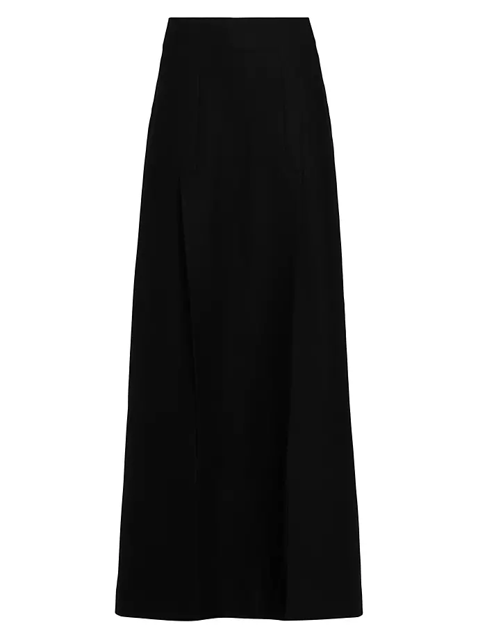

Юбка макси из шерстяного фетра Proenza Schouler, черный