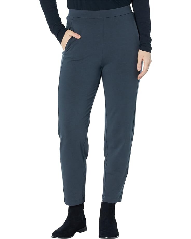 

Брюки Eileen Fisher Petite Slouch Ankle in Stretch Jersey Knit, цвет Graphite