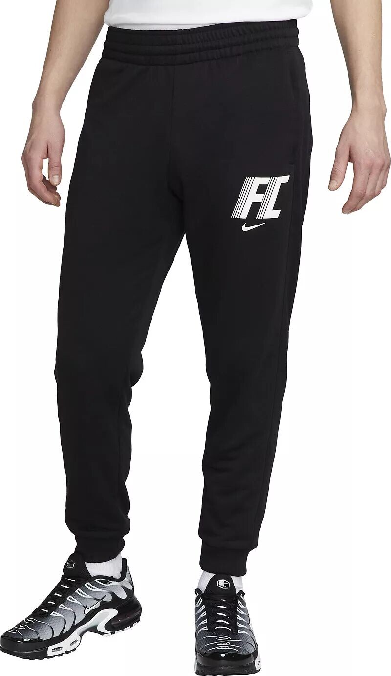 

Мужские кроссовки Nike Dri-FIT F.C. Флисовые футбольные брюки, черный