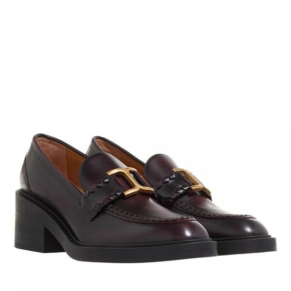 

Лоферы marcie brushed loafers Chloé, красный