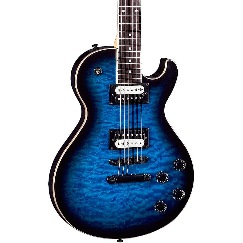 Электрогитара Dean Thoroughbred X Quilt Maple Electric Guitar Transparent Blue Burst