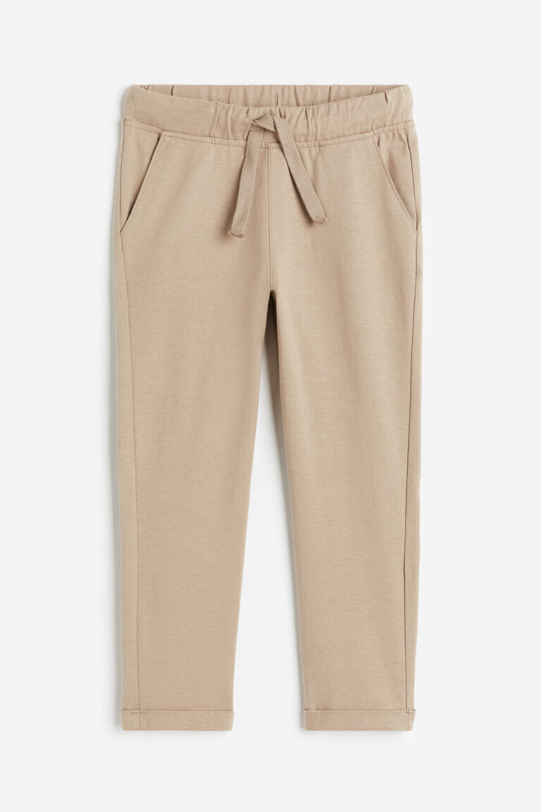 

Джоггеры из хлопкового джерси H&M, бежевый
