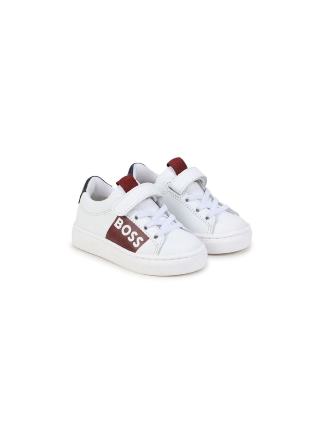 

BOSS Kidswear кроссовки в стиле колор-блок с логотипом, белый