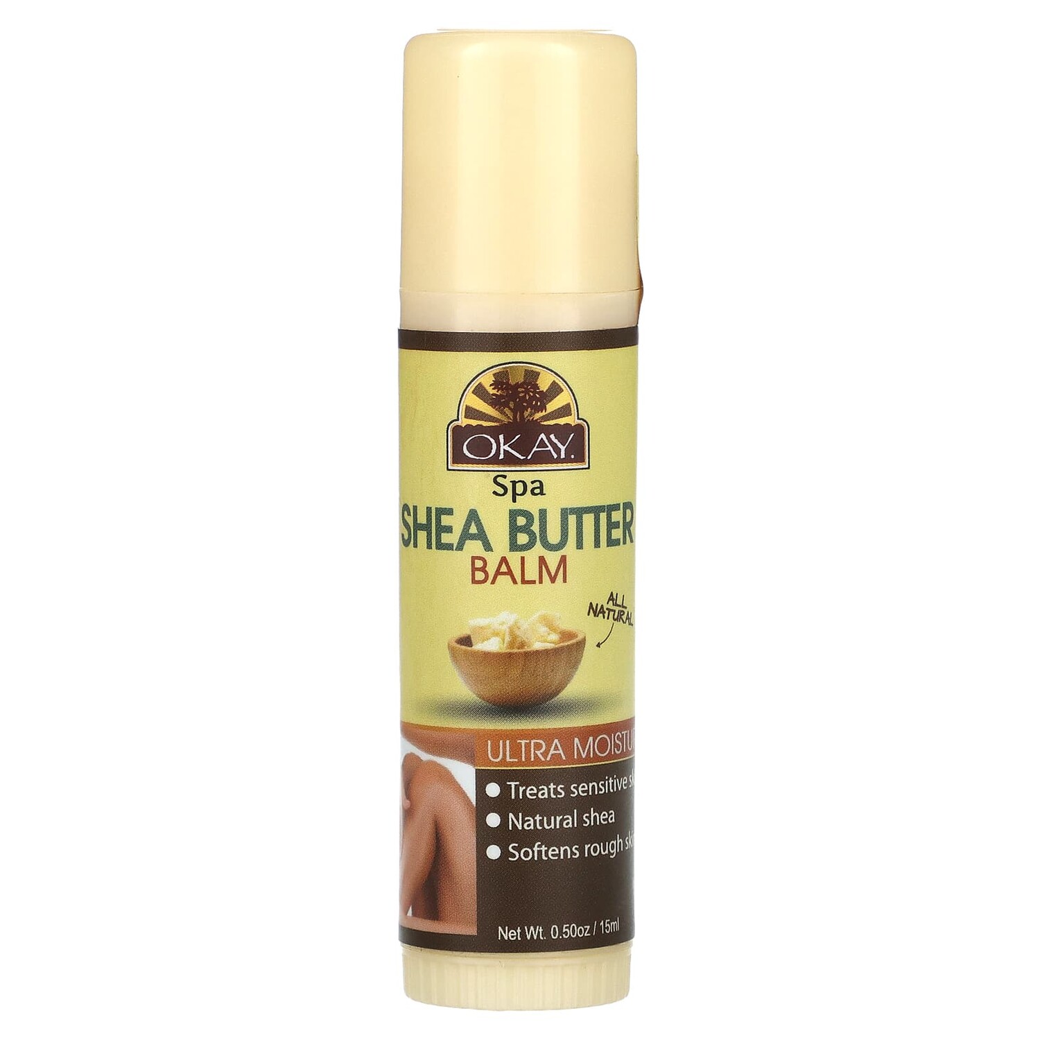 

Spa, бальзам с маслом ши, 15 мл (0,5 унции), Okay Pure Naturals